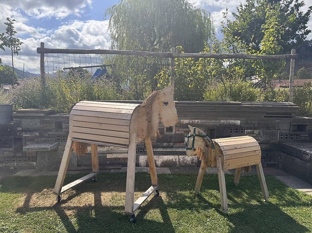 Spielzeuge: Holzpferd Garten – Gebraucht aus Ebnat-Kappel von ngrischott