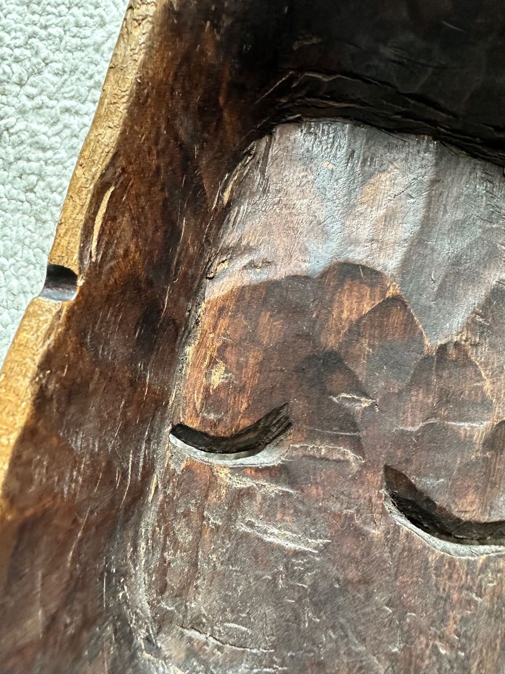 Internationale Kunst: 🔥 Masque Africain en bois sculpté /Afrikanische Holzmaske – Gebraucht aus Fribourg von Meta26 9