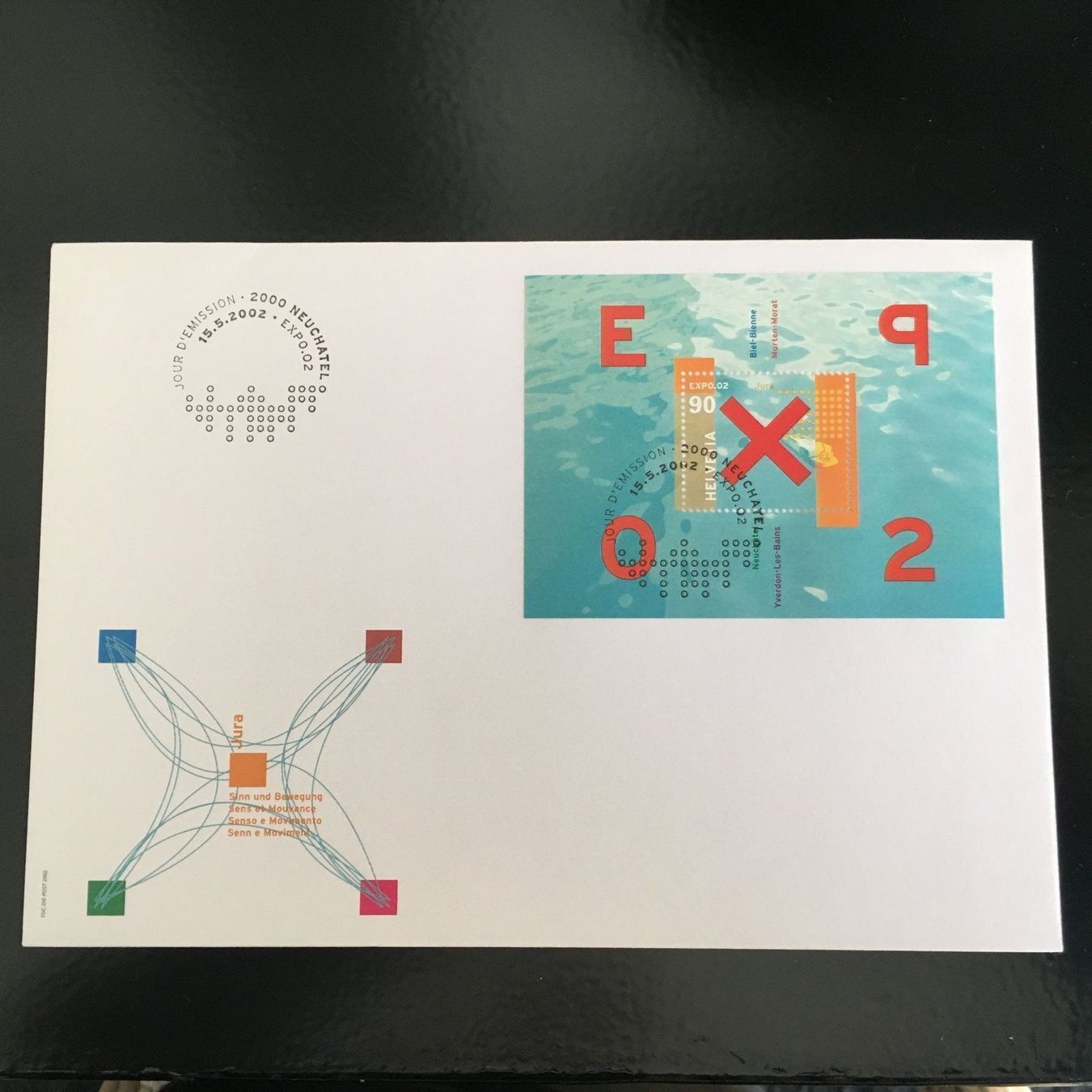 Tutti i francobolli: 2002 / FDC Expo 02 Block – Nuovo (secondo la descrizione) da Grand-Lancy venduto da Dany1973