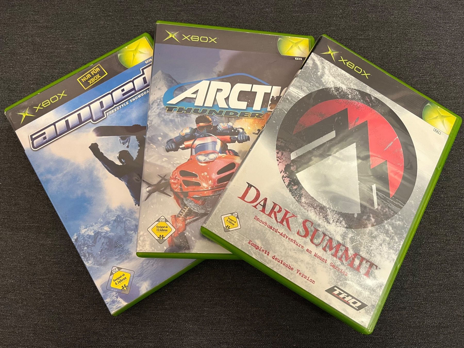 Microsoft Giochi: Xbox Winter Games Bundle: Amped, Arctic Thunder, Dark Summit – Usato da Thalwil venduto da ranx