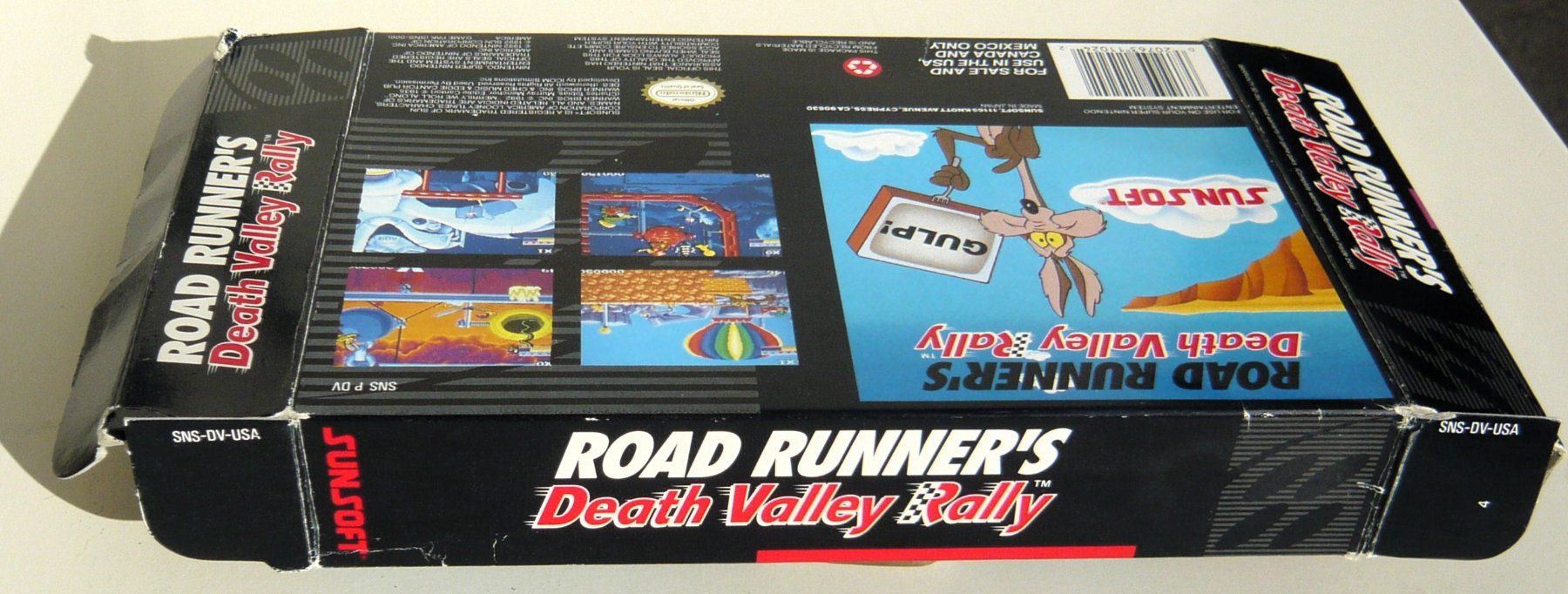 Nintendo Giochi: SNES: - Road Runner's Death Valley Rally, avec Boîte – Usato da Onex venduto da Jaguar1986 5