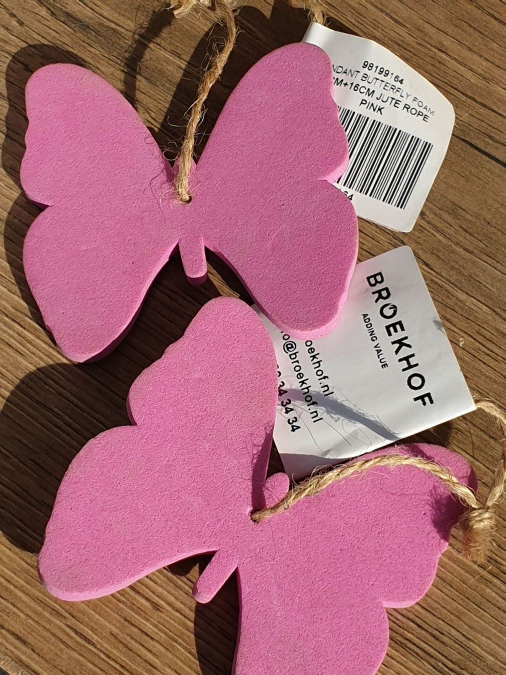Tutte le decorazioni: 2 Kautschuk Deko Schmetterlinge 9 cm – Nuovo (secondo la descrizione) da Amriswil venduto da kleindeko 1