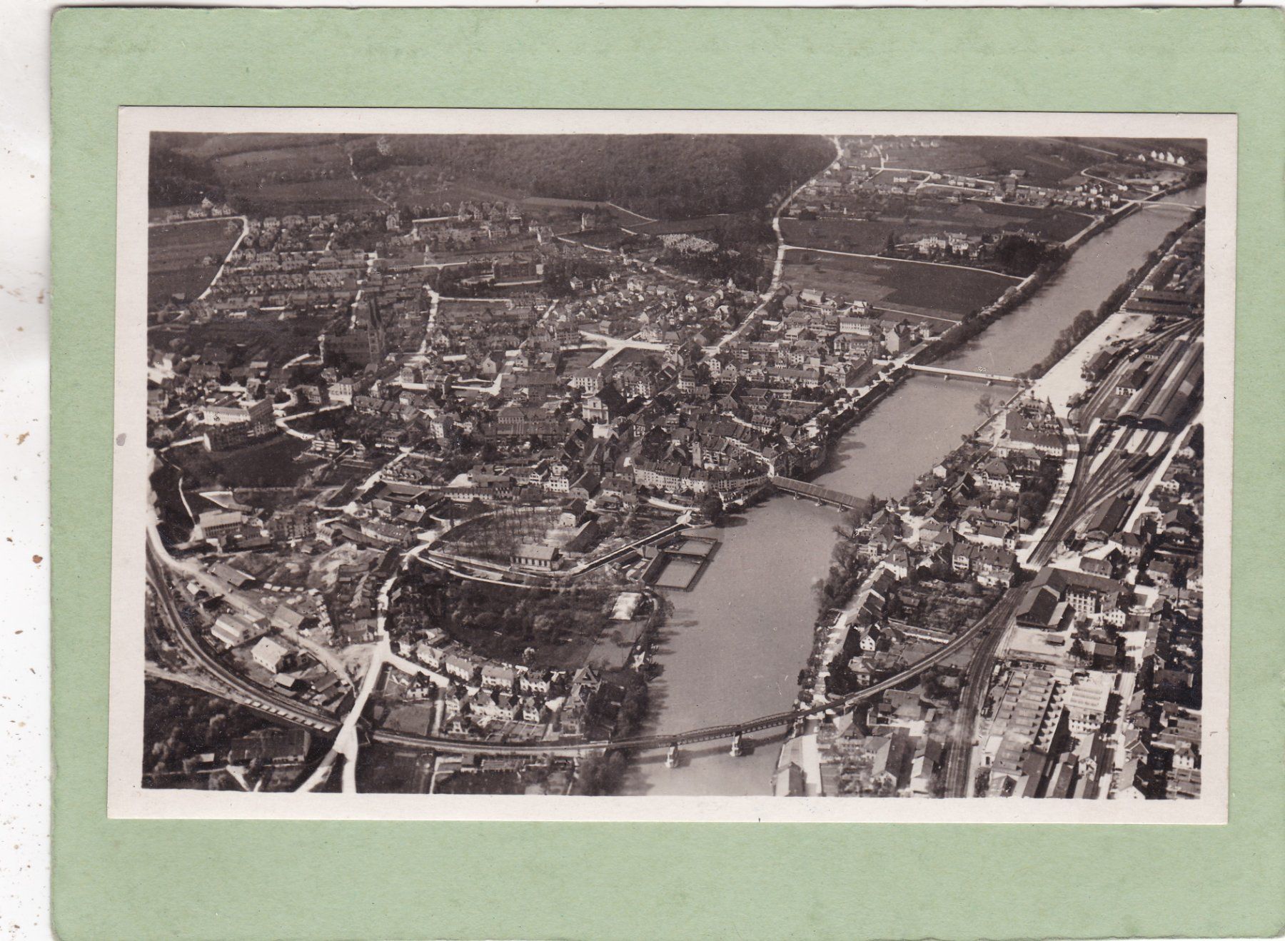 Cartoline postali: Olten Fliegerpostkarte – Usato da Herisau venduto da Lisegrat2008