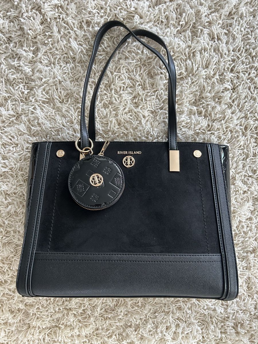 Borse da donna: Riverisland Handtasche schwarz samt – Usato da Merenschwand venduto da ___niggi___