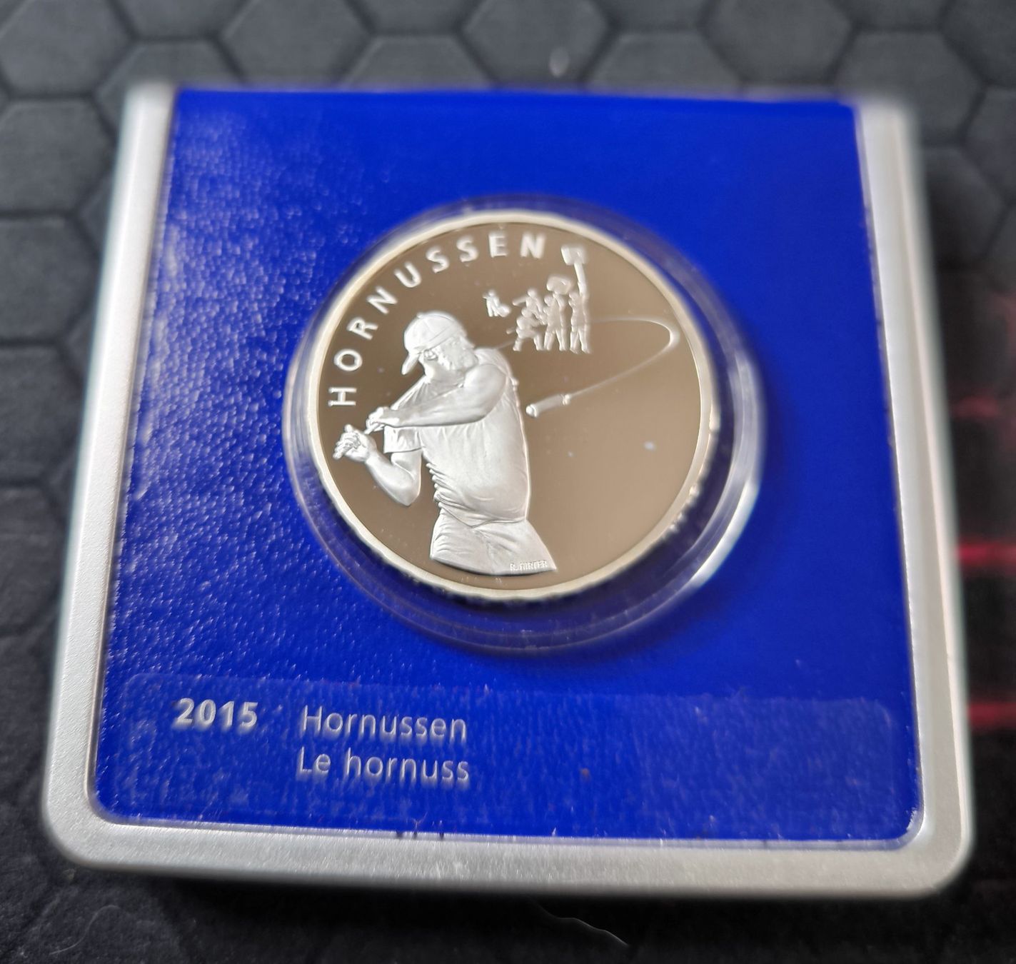 Tutti le monete: 20 Franken 2015 Silber PP Hornussen Box – Usato da Nyon venduto da AlexKey71 1