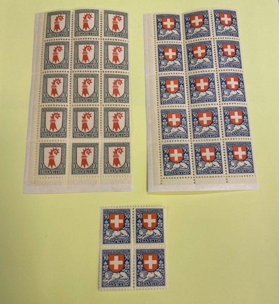 Tous les timbres: Pro Juventute 1926 postfrische 14-er Blocks mit Rand – D'occasion à Sirnach par Melisangi