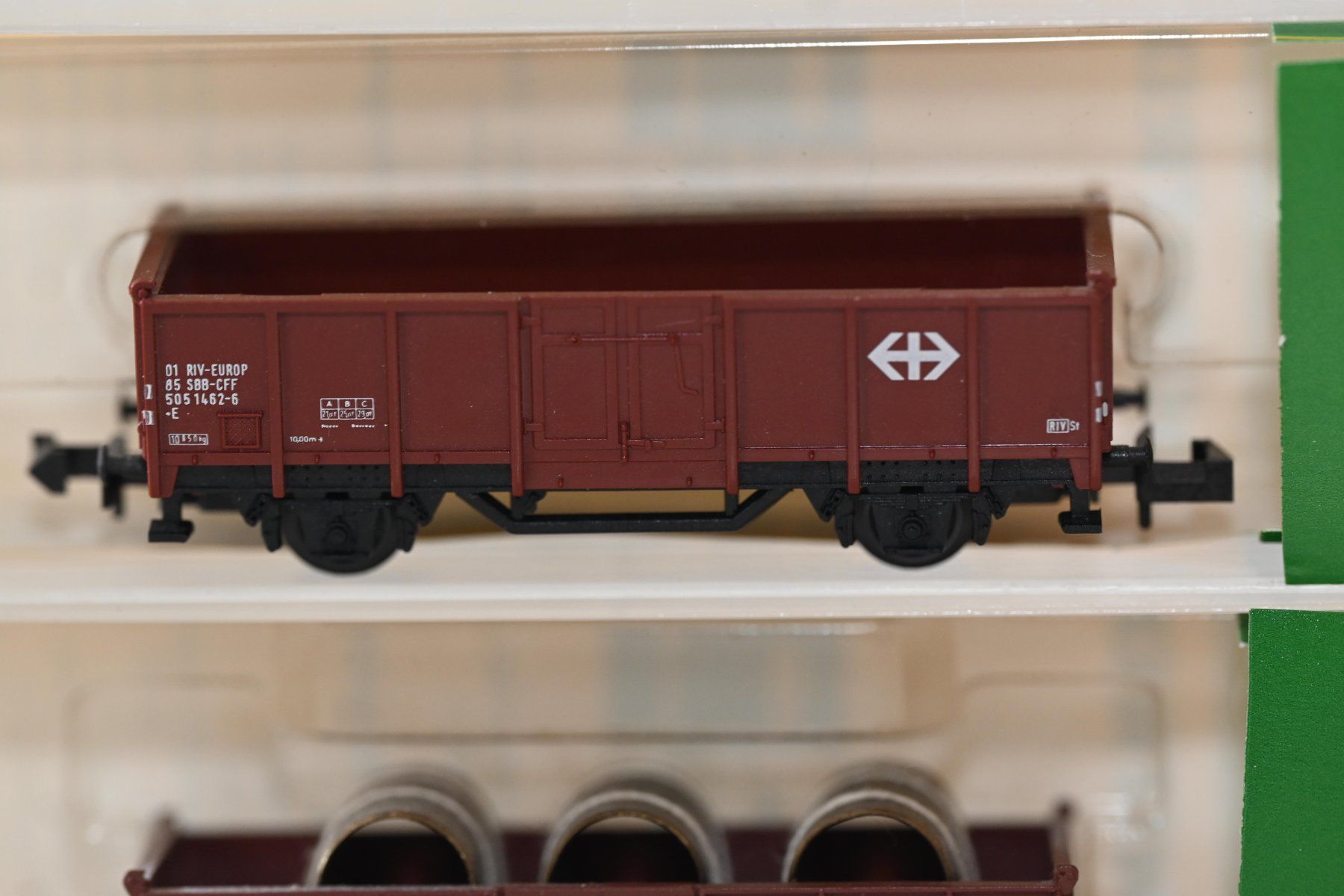 Trix Modellini di ferrovie: Minitrix Güterwagen SBB Spur N mit OVP – Usato da Laupen ZH venduto da Zmoewe 2