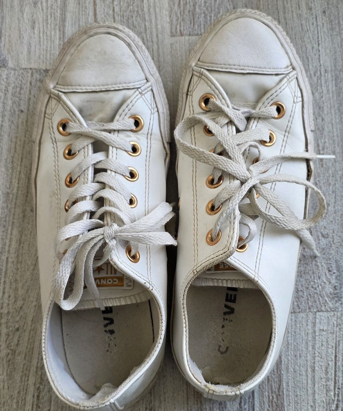 Scarpe da donna: Chaussures/ sneakers Converse blanche taille 39 – Usato da Yverdon-les-Bains venduto da van_dq65 1