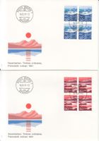 SBK 819 - 820 im 4er-Block FDC