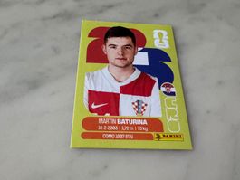 Panini Fifa Fussball WM 2026 Sticker Martin Baturina CRO 11