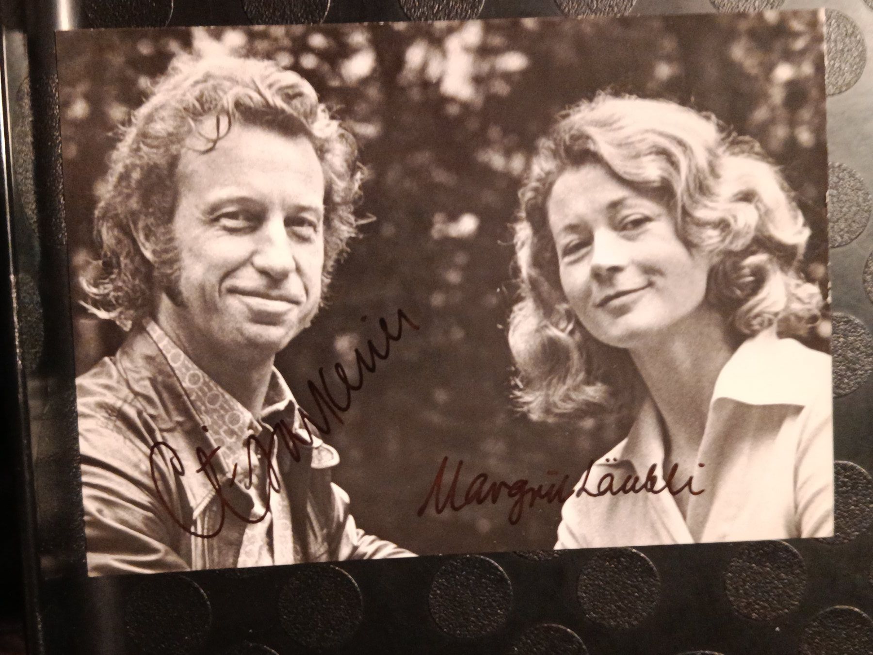 Autogramme: Margrit Läubli & César Keiser - handsigniert – Gebraucht aus Menziken von Artographs
