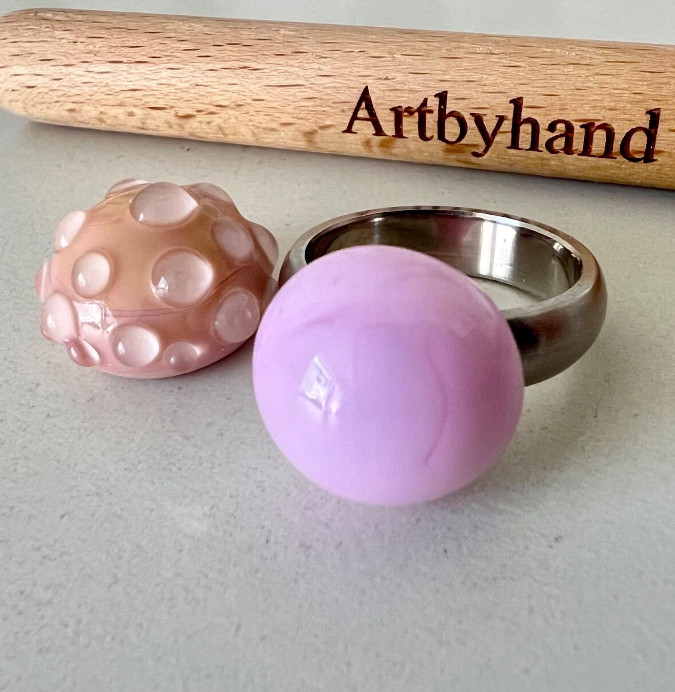 Anelli: Murano Zauberring mit Wechselköpfen- verspielt & einzigartig – Usato da Ruswil venduto da artbyhand 6