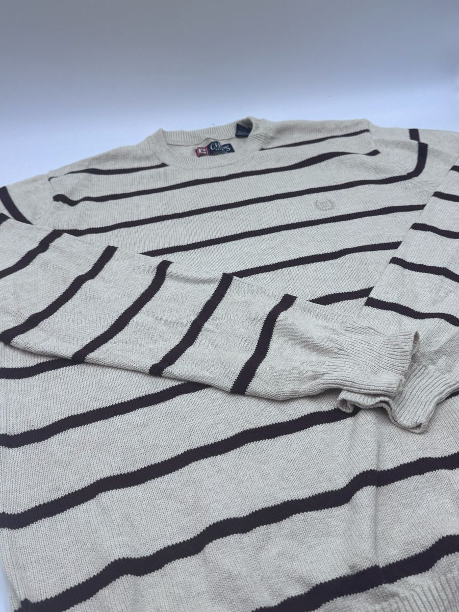 Maglioni & Felpe: Herren Chaps Pullover, beige mit Streifen, Grösse L – Usato da Arnegg venduto da PascalHelfenberger 2