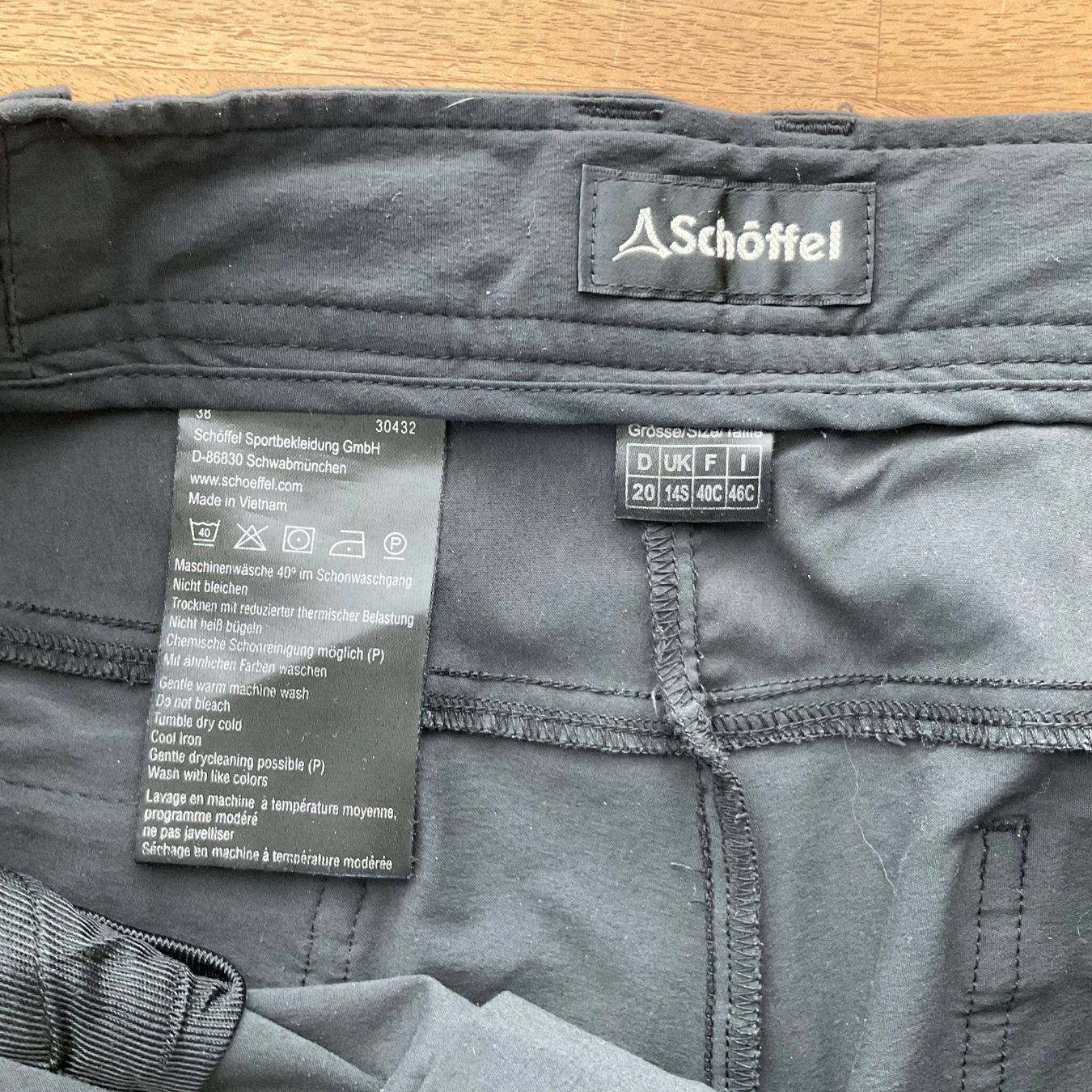 Schoeffel Pantaloni: Wanderhose, Schöffel, Damen, schwarz, Gr. 40 – Usato da Wattwil venduto da Marlan3 2