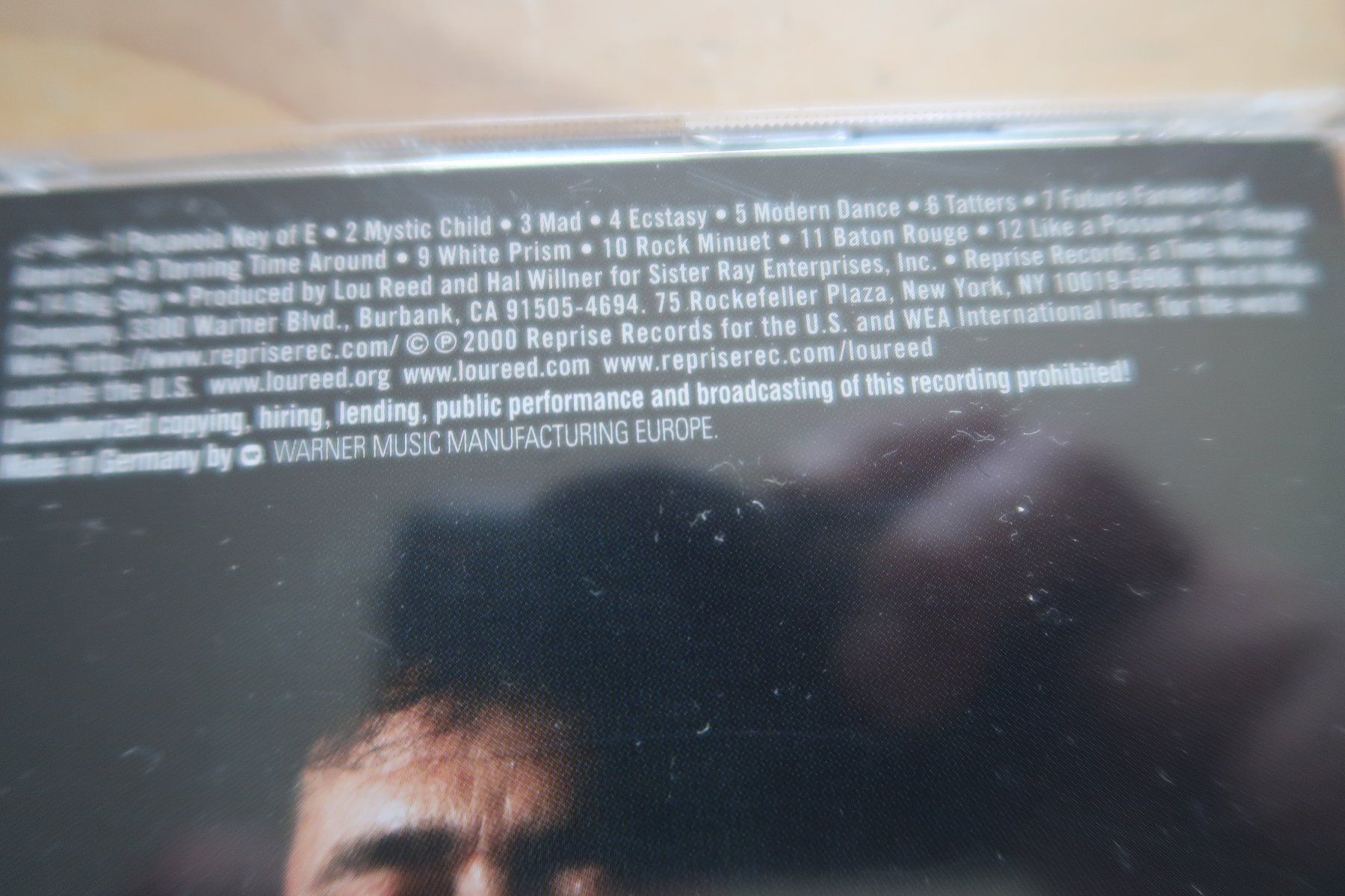 CD: LOU REED - ECSTASY - CD – Usato da Basel venduto da Patiscat 2