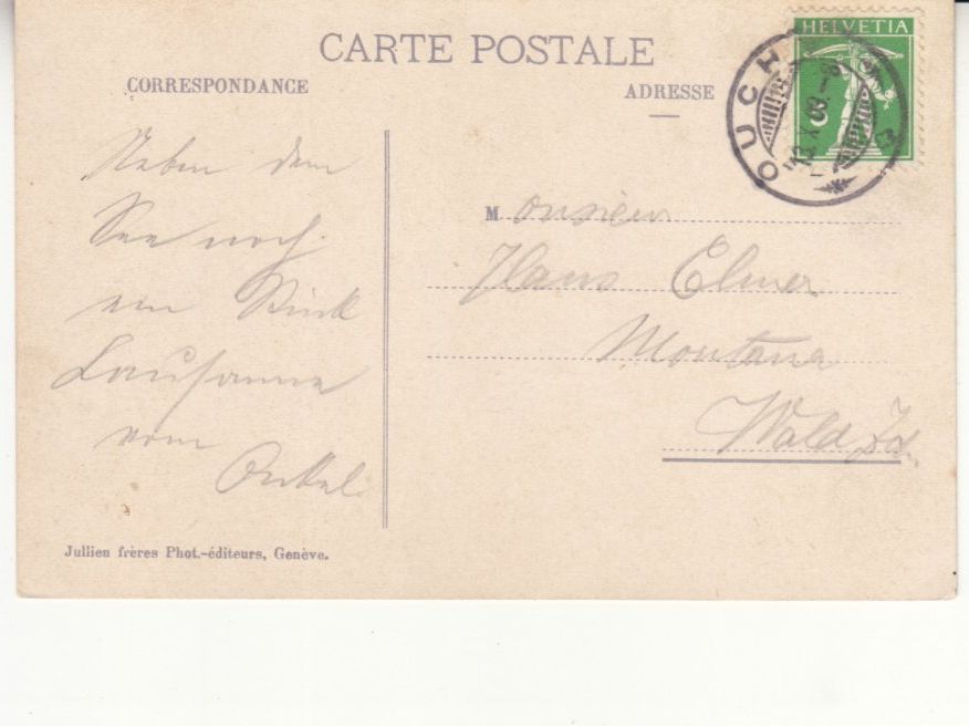 Cartoline postali: Lausanne 1909 – Usato da Bürglen TG venduto da StampGraf 1