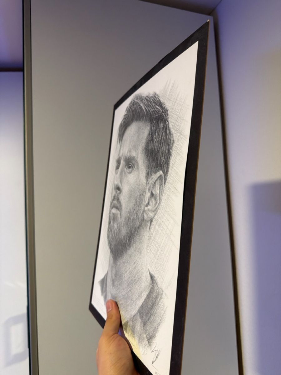 Dipinti: Messi Bild Handgezeichnet  – Usato da Ebnat-Kappel venduto da ami_6btd 1
