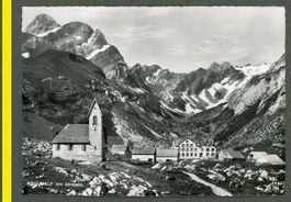 AK sw Meglisalp SG mit Altmann, Gasthaus ≈ 1958 