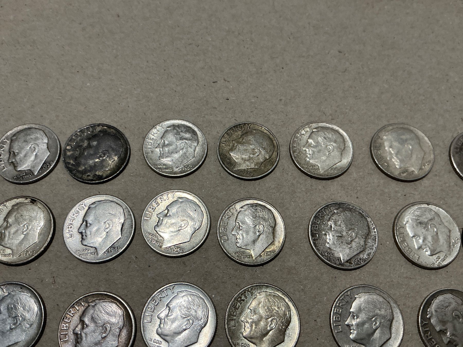 Tutti le monete: 46 x Dimes USA Silber – Usato da Oberurnen venduto da Numi2000 2