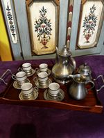 Espresso Kaffee Zinn Set, 16 teilig,