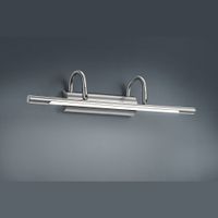 LED Wandleuchte, Nickel, 48 cm x 10 cm
