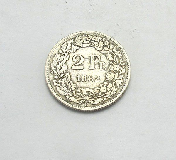 Toutes les monnaies: 2 Franken 1862 – D'occasion à Zürich par Schmuckmarkt