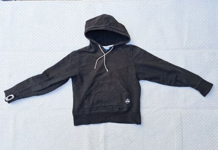 Schwarzer Kapuzenpullover / Hoodie - XS