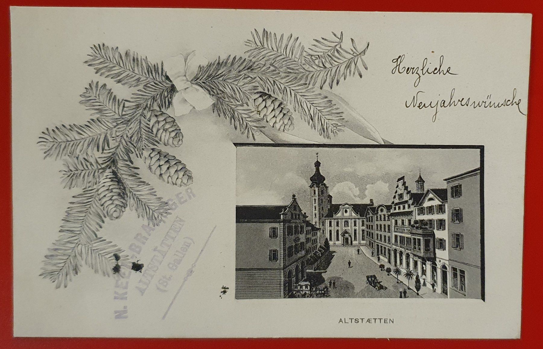 Cartoline postali: Altstätten 1912 – Usato da Kreuzlingen venduto da Rschweiz1