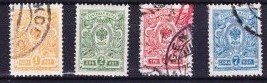 Tutti i francobolli: 4 timbres - Russie - 1908 -  Obl. – Usato da Blonay venduto da Leglaude_01