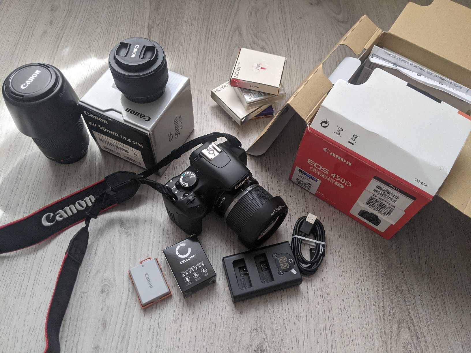 Canon Fotocamera: Canon EOS 450D and lenses – Usato da Orbe venduto da NorthMost