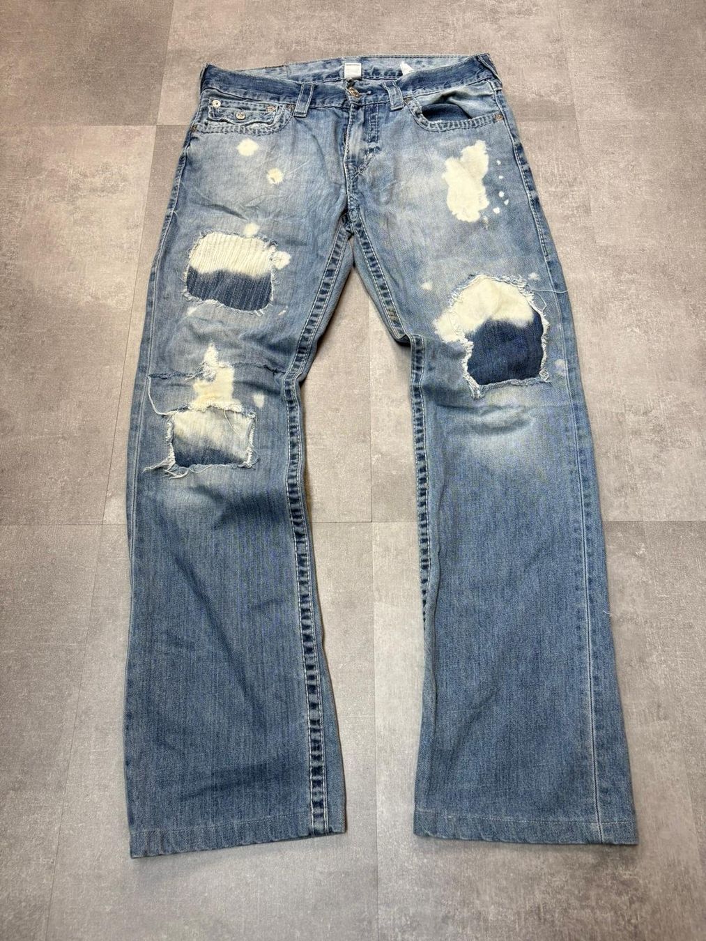 True Religion Jeans: True Religion Straight Jeans - Grösse M/31 – Usato da Werdenberg venduto da hase.vintage 2
