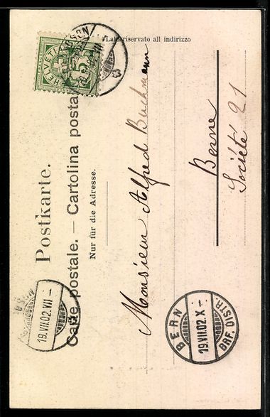 Cartoline postali: AK Orbe, Le Vieux Pont – Usato da Berlin venduto da bartko-reher 1