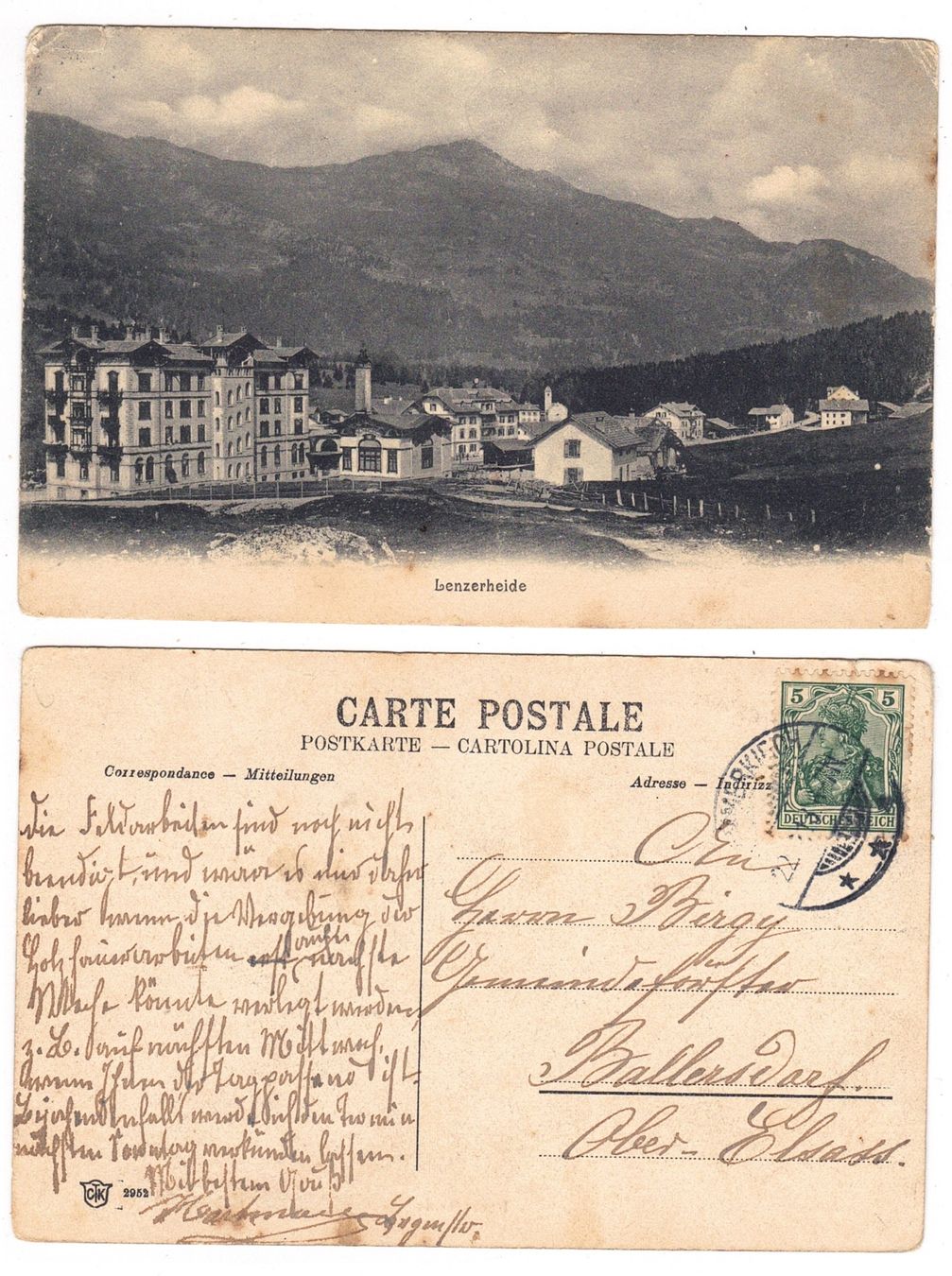 Cartoline postali: Lenzerheide – Usato da La Tour-de-Peilz venduto da amjust