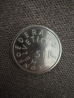 5 Franken 1975 "HEREDIO NOSTRO FUTURUM" Schweiz Münze