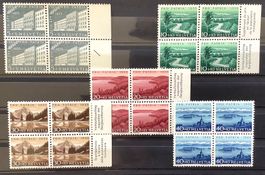 1955 Pro  Patria Viererblöcke Satz **