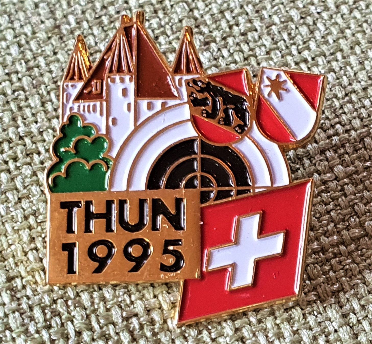 Placchette & Badge: C707 - Pin Schützen Thun 1995 Schweiz – Usato da Reinach BL venduto da Boston-Verkauf