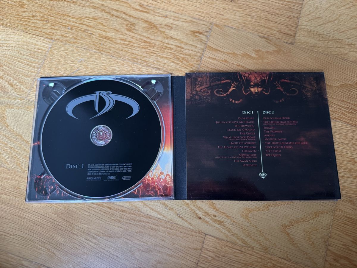 CD: Within Temptation Black Symphony 2CD  – Usato da Zürich venduto da wtpooh 1
