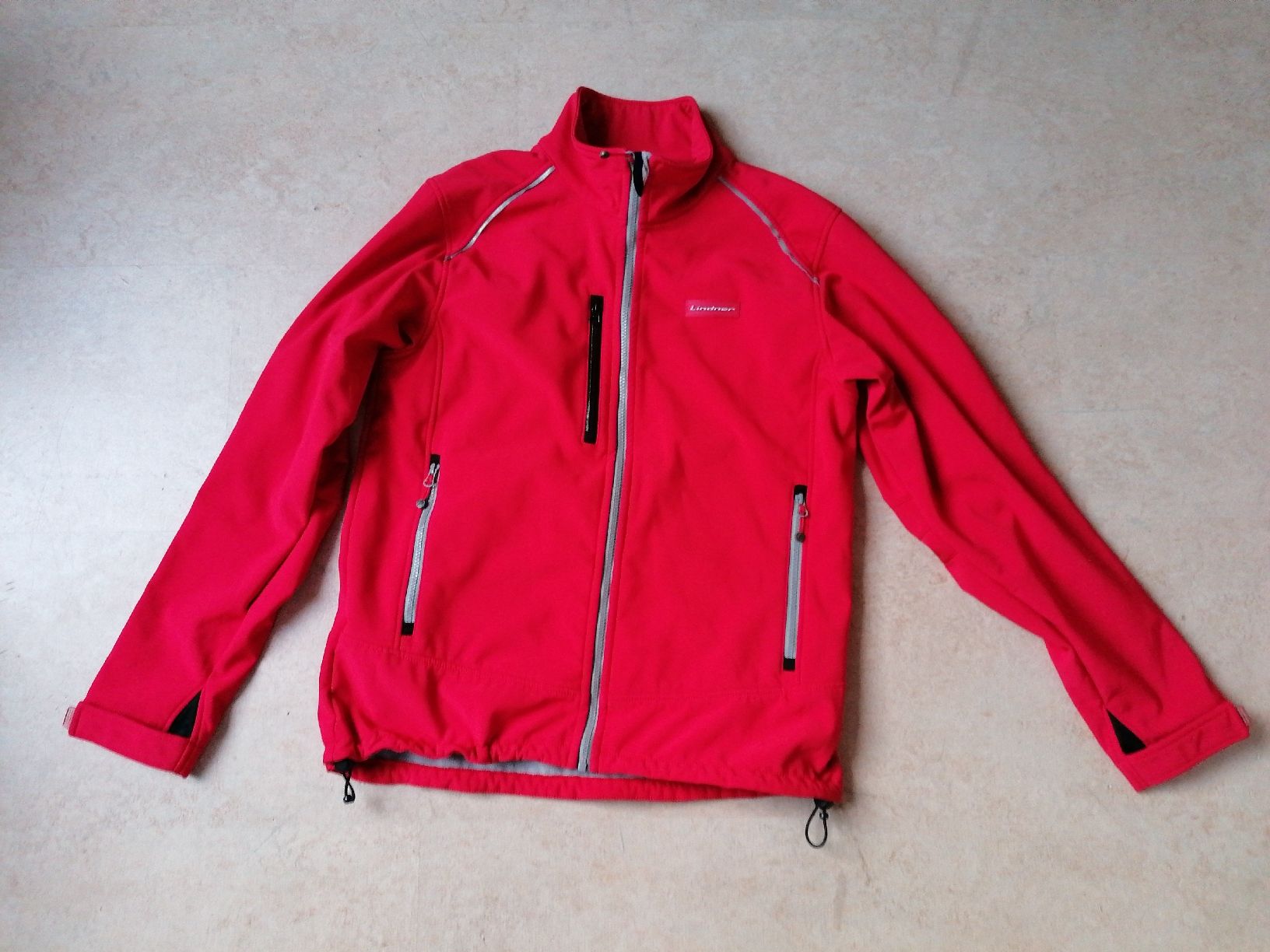 Giacche: Lindner Softshelljacke Grösse L (52/54) rot – Usato da Klingnau venduto da vollmond36