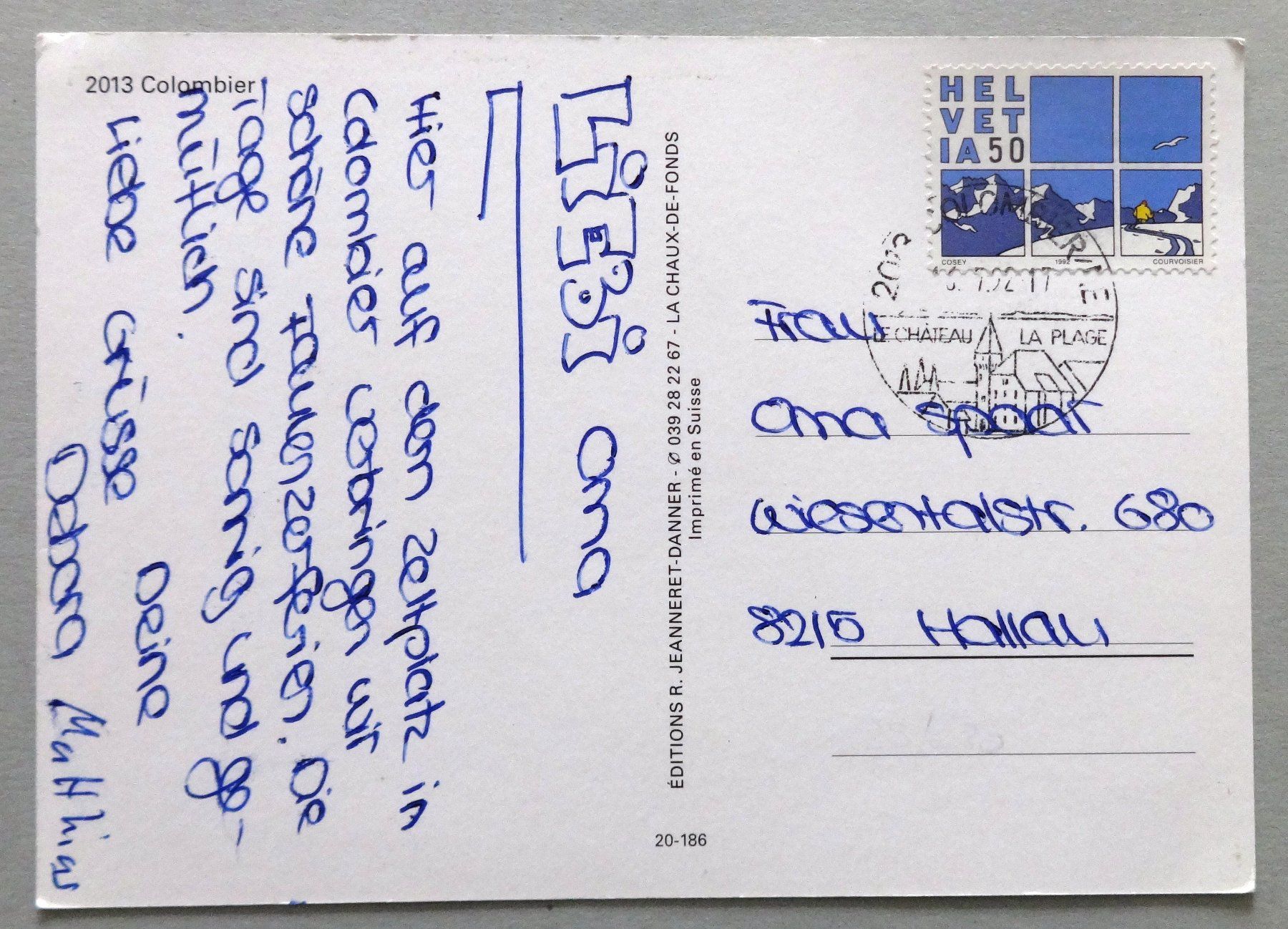 Cartes postales: Colombier – D'occasion à Fétigny par Billy2miny 1