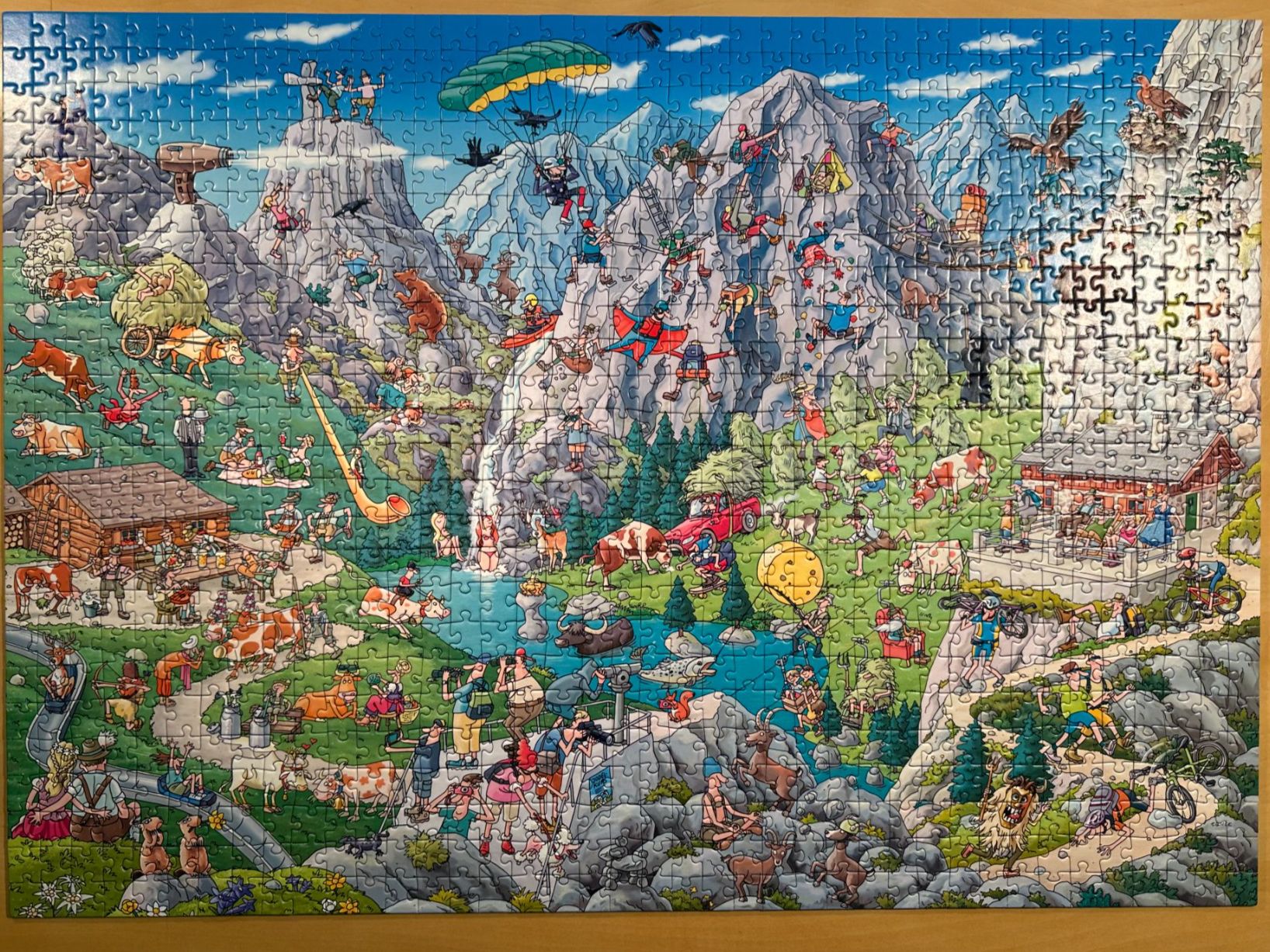 Heye Puzzle: Heye Puzzle  Alpine Fun. 1000Teile – Usato da Dürnten venduto da RaschaKatz 1