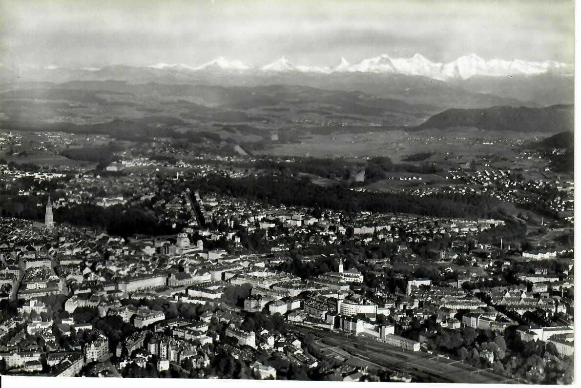 Cartoline postali: Fliegeraufnahme Bern – Usato da Hochdorf venduto da Ziegel-16