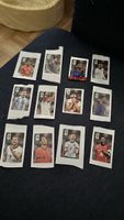 Fussballsticker 12 Stk gemischte Spieler guter Zustand