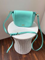 BURBERRY PRORSUM Crossbody tasche Lackleder türkiesblau