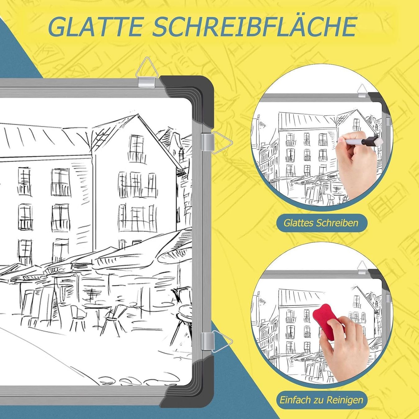 Lavagne: Whiteboard Magnetisch 40 x 30cm – Nuovo e nell'imballaggio originale da Nuglar venduto da SaleRitter 3