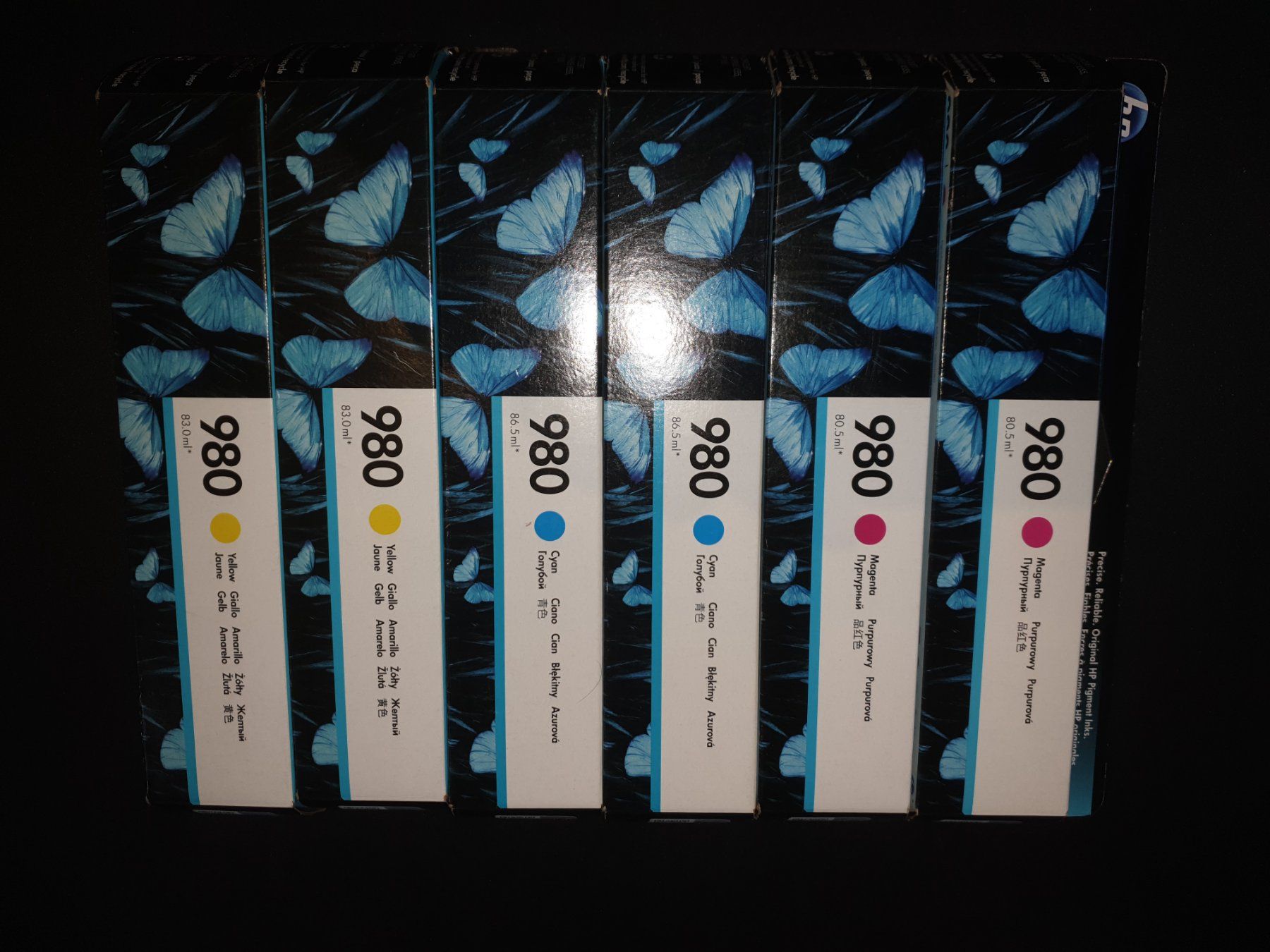 Hewlett Packard Cartucce per stampanti & toner: HP 980 Druckertinte Originalverpackt 6 Stk. – Nuovo e nell'imballaggio originale da Büsserach venduto da Schomel
