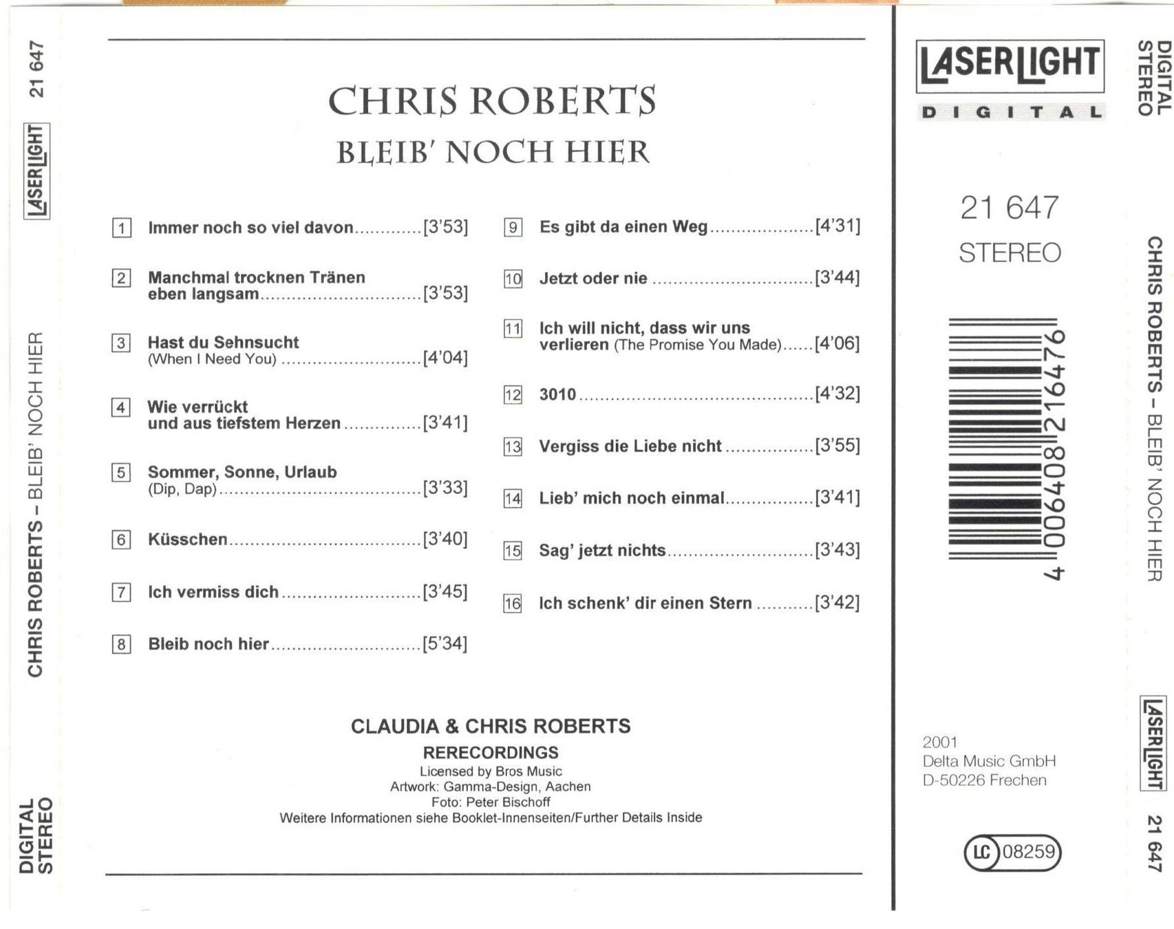 CD: Claudia & Chris Roberts CD Duette – Usato da St. Margarethen TG venduto da ursk10 1