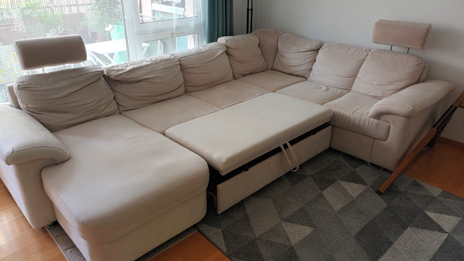 Sofas: Grosse Eckwohnlandschaft Cantina, 320 cm, stabil & gepflegt – D'occasion à Rorschacherberg par syncesi 3
