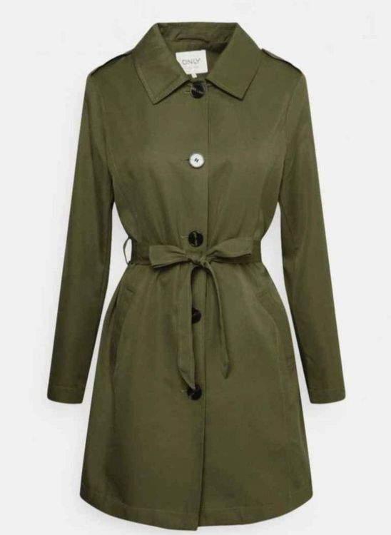 Trench Kaki Laura Urbinati - Taille 38 FR (42 IT) - Neuf Avec étiquettes - Coupe Petite
