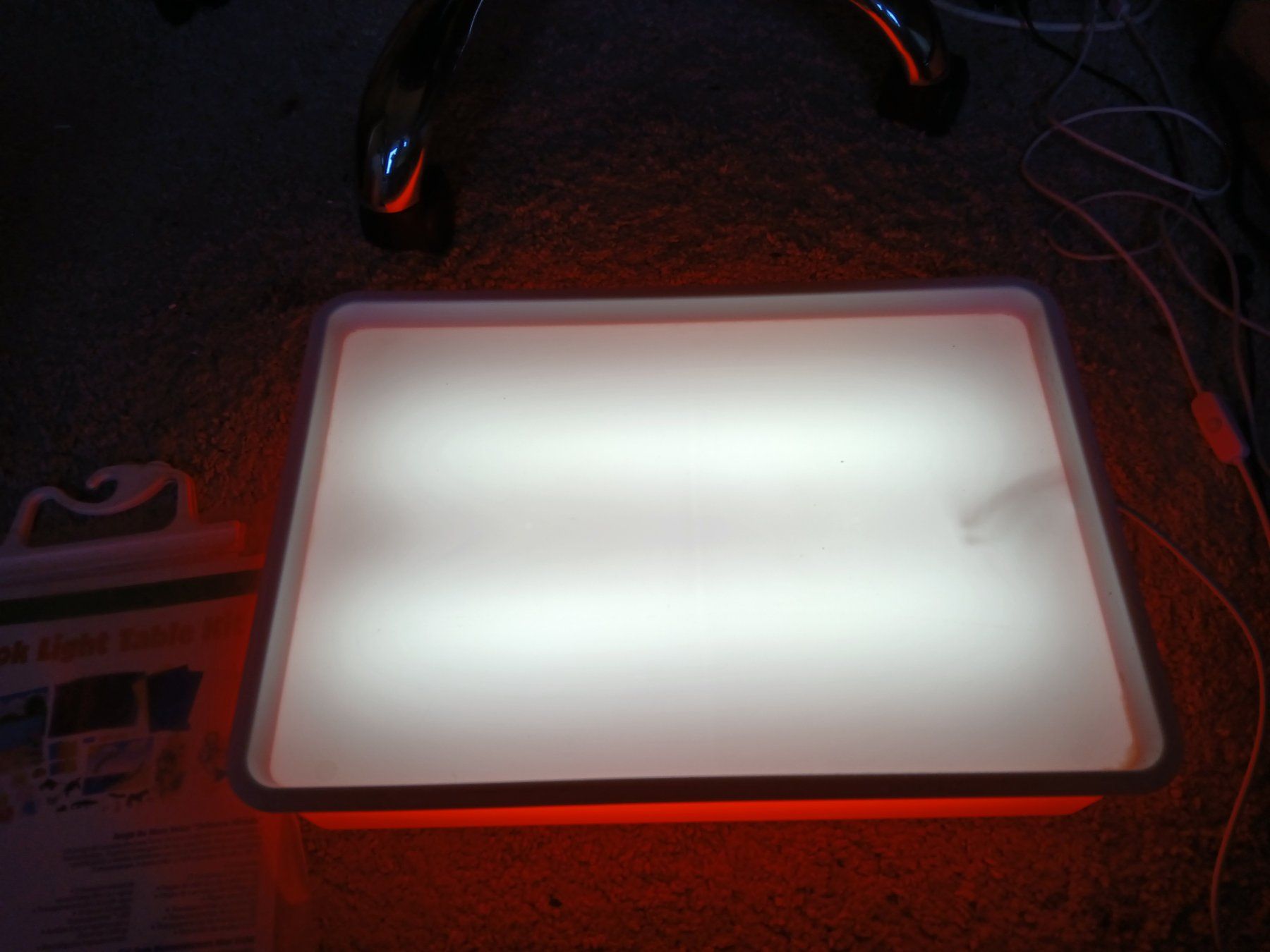 Giocattoli: OPTIK-Experimentiertisch / ROYCO First Look Light Table Kit – Usato da Steckborn venduto da net_2d7x 3