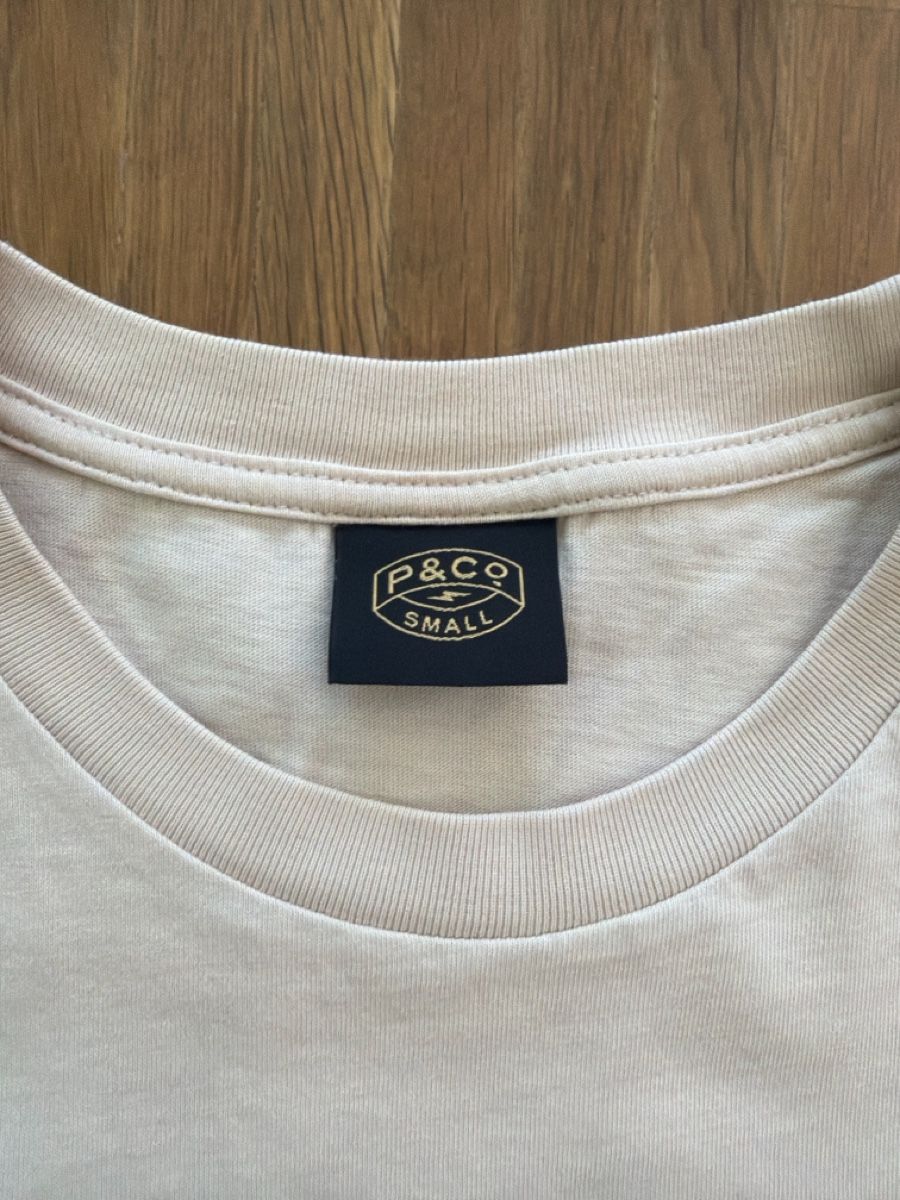 T-shirt: P&CO logo T-Shirt cream / Small – Usato da Zürich venduto da Anil_sag 2